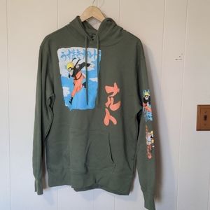 Naruto Shippuden graphic hoodie size large